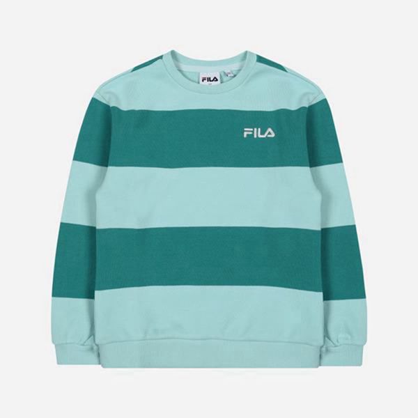 Moletons Fila Menina Verdes - Fila Striped L/S Portugal Online,KYXV-78942